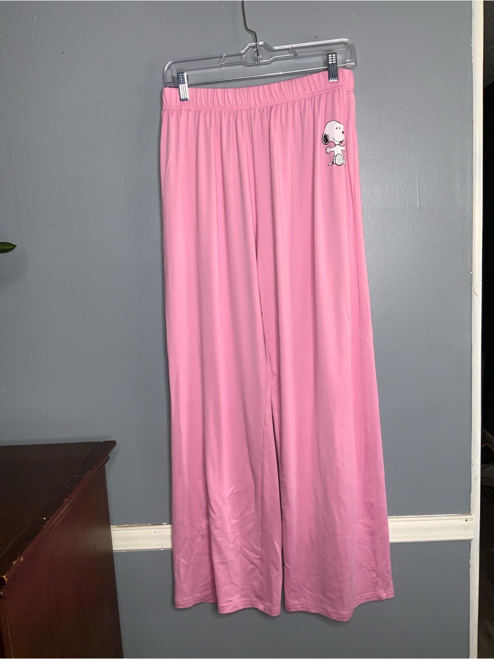 munki munki Pink Snoopy Wide Leg Pajama Pants - Large - Picture 2 of 7